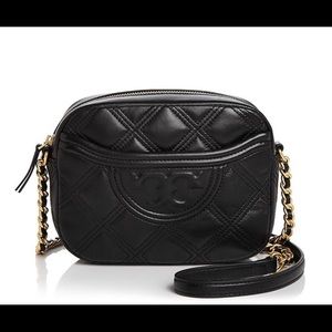 Tory Burch Fleming Camera Bag Black